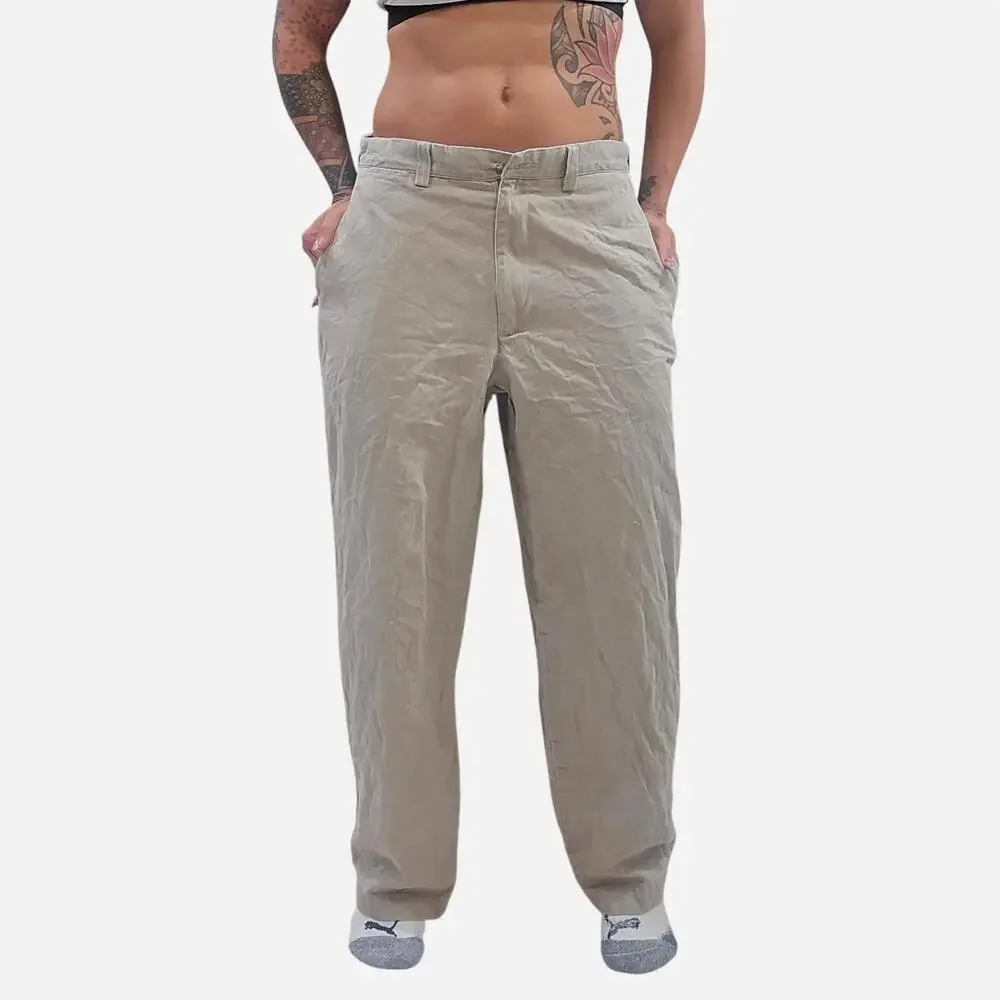 Gap Men's tan cream Trousers